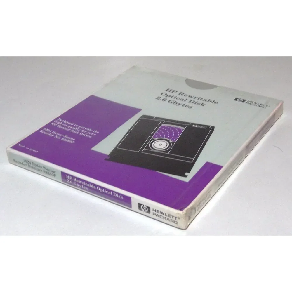 HP 92280F 2.6 GB Rewritable Optical Disk (5.25